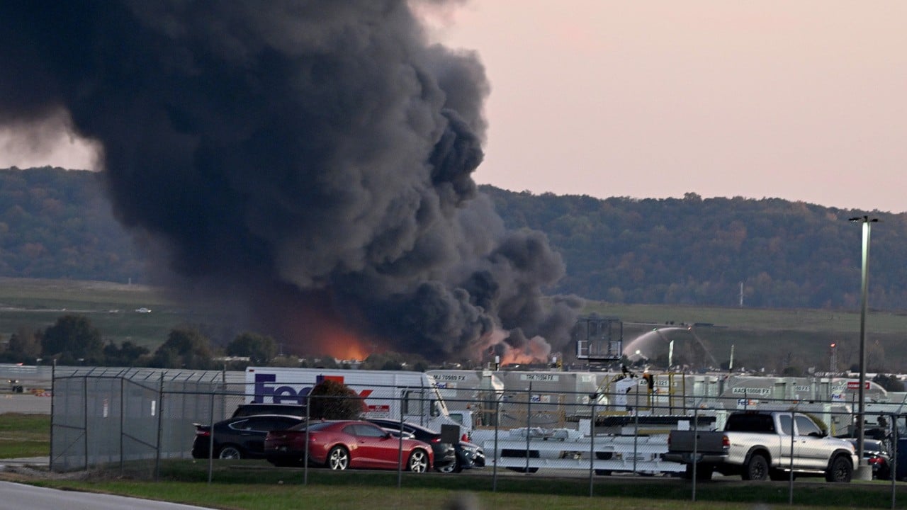 UPS cargo plane crashes in US, killing at least 9 as it explodes in fireball