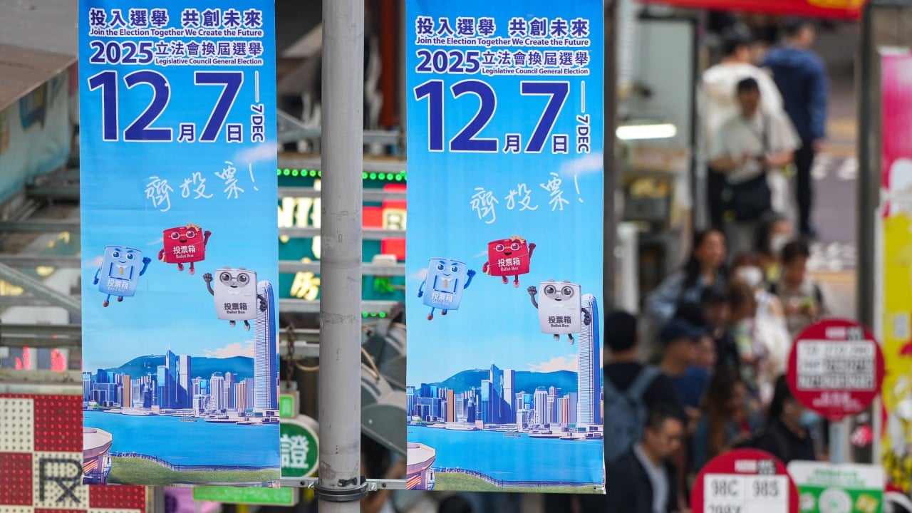 2 men arrested over theft, damage of Hong Kong Legco election posters