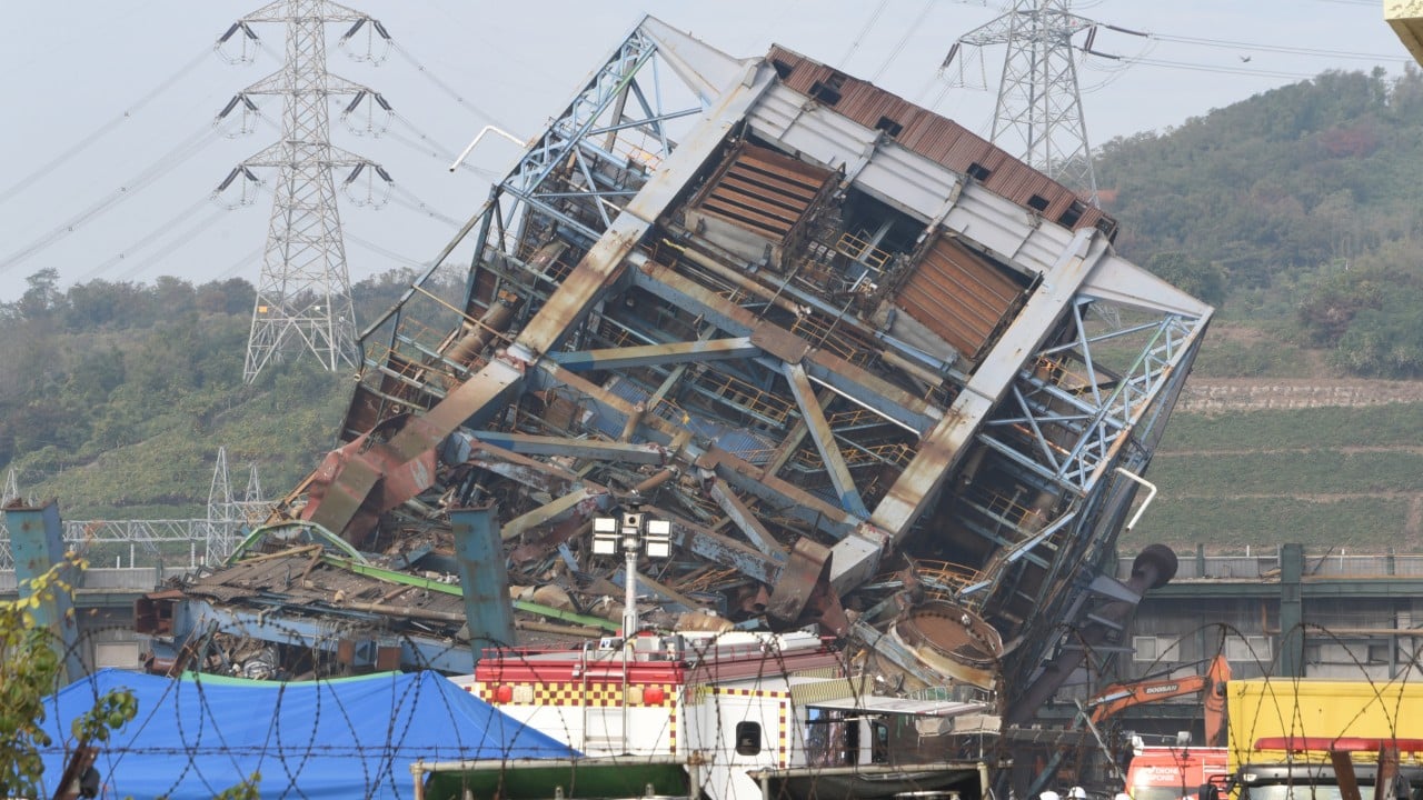 3 dead as 60-metre tower collapses in South Korea power plant demolition