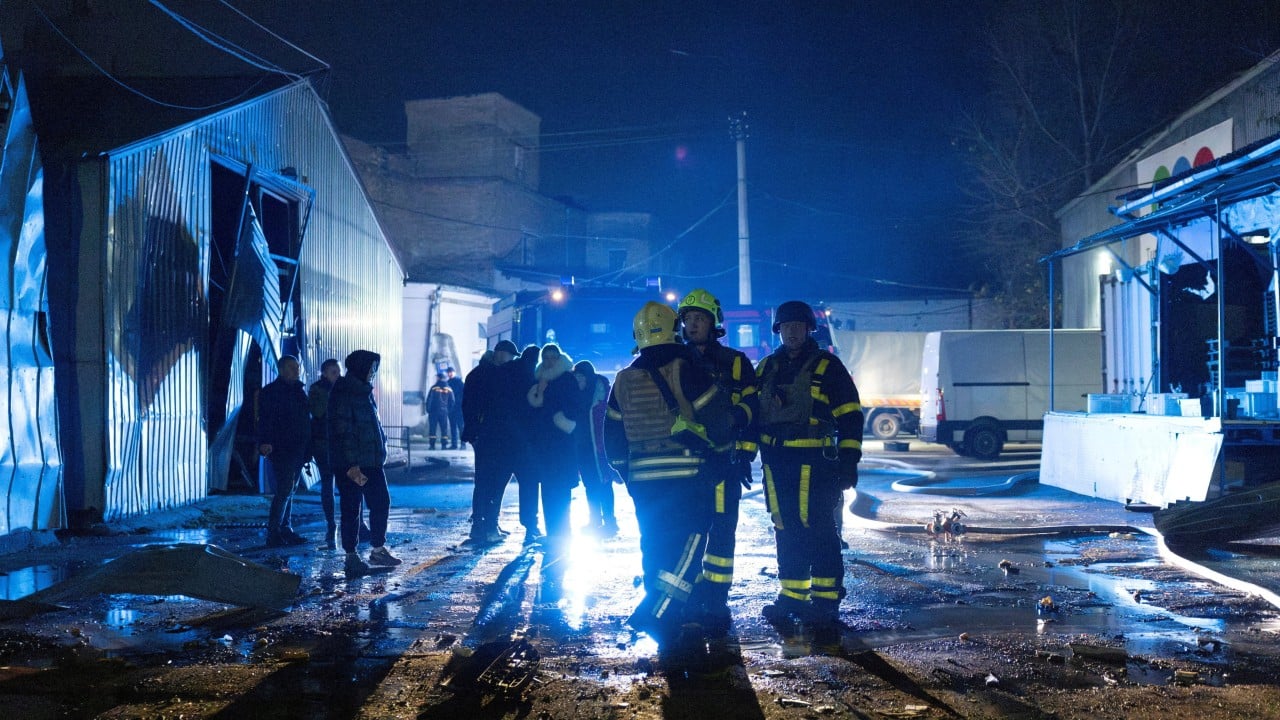 Ukraine hit by widespread power cuts after Russia strikes energy grid