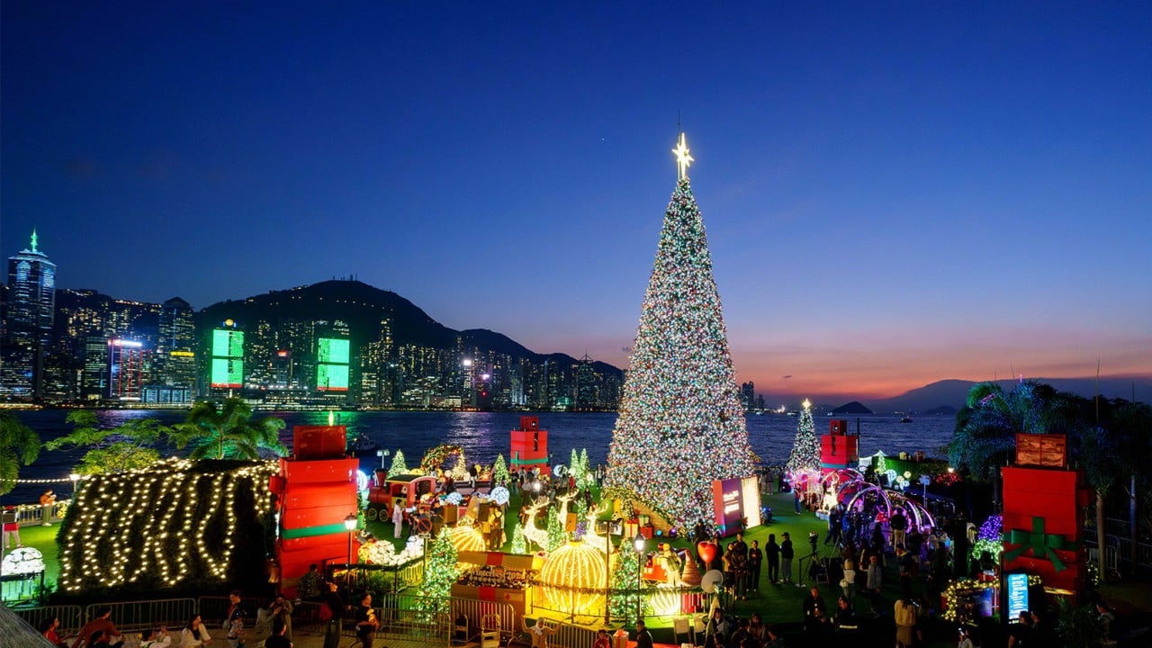 20-metre Christmas tree and new light show to bring festive cheer to Hong Kong