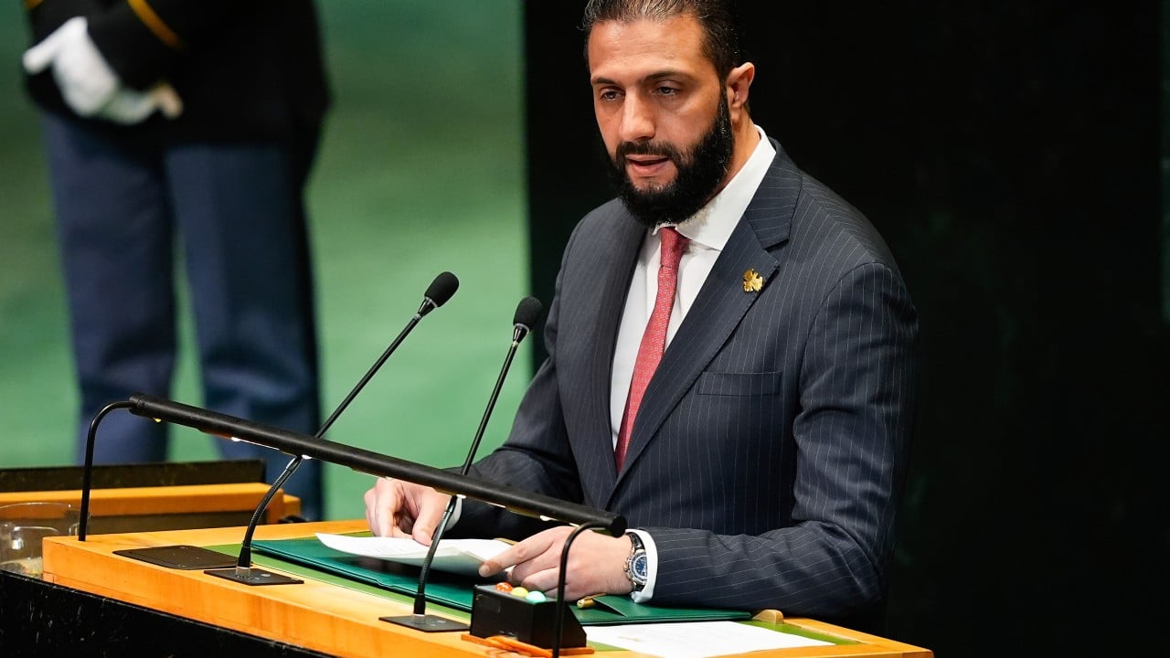 Syria leader arrives in US for Trump visit after removal from terror blacklist