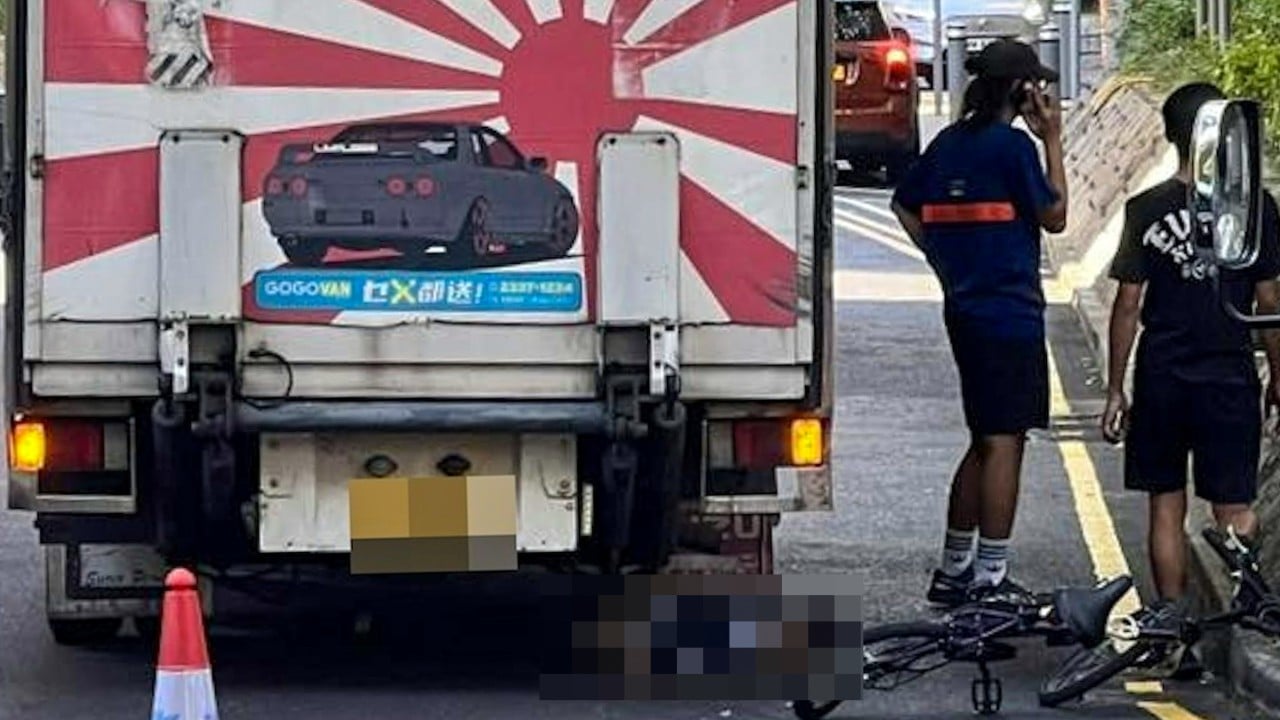 Hong Kong police arrest driver after truck fatally runs over cyclist in Tai Po