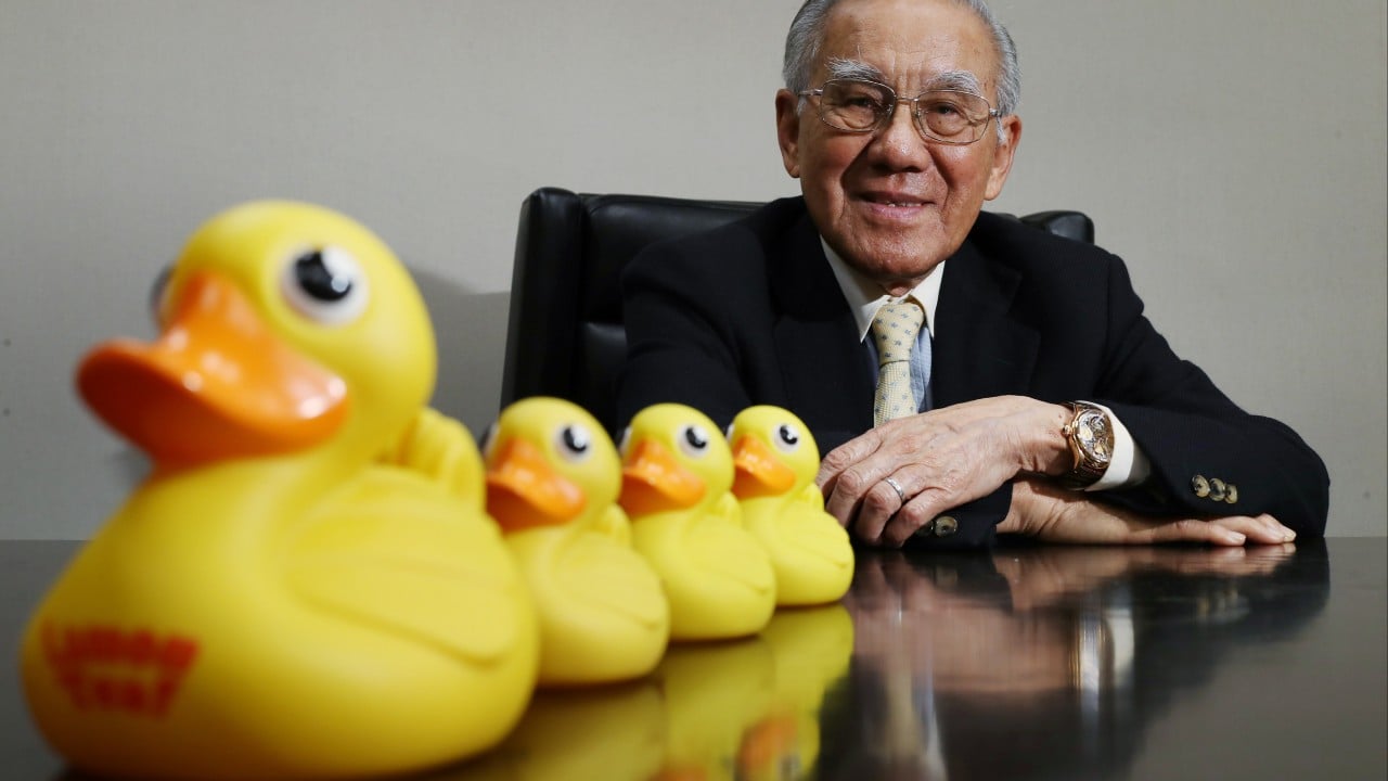 Hong Kong toy tycoon Lam Leung-tim, creator of iconic rubber duck, dead at 105