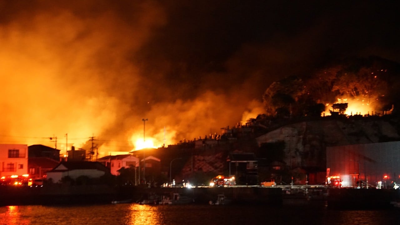 Japan’s largest urban fire in decades devastates 170 buildings