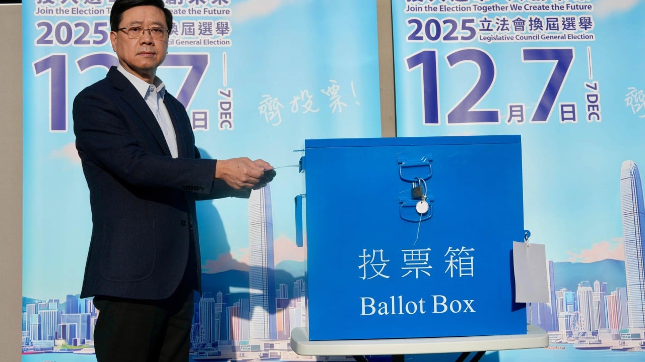 Cast your ballots in Hong Kong’s Legco election ‘for reform’, John Lee urges