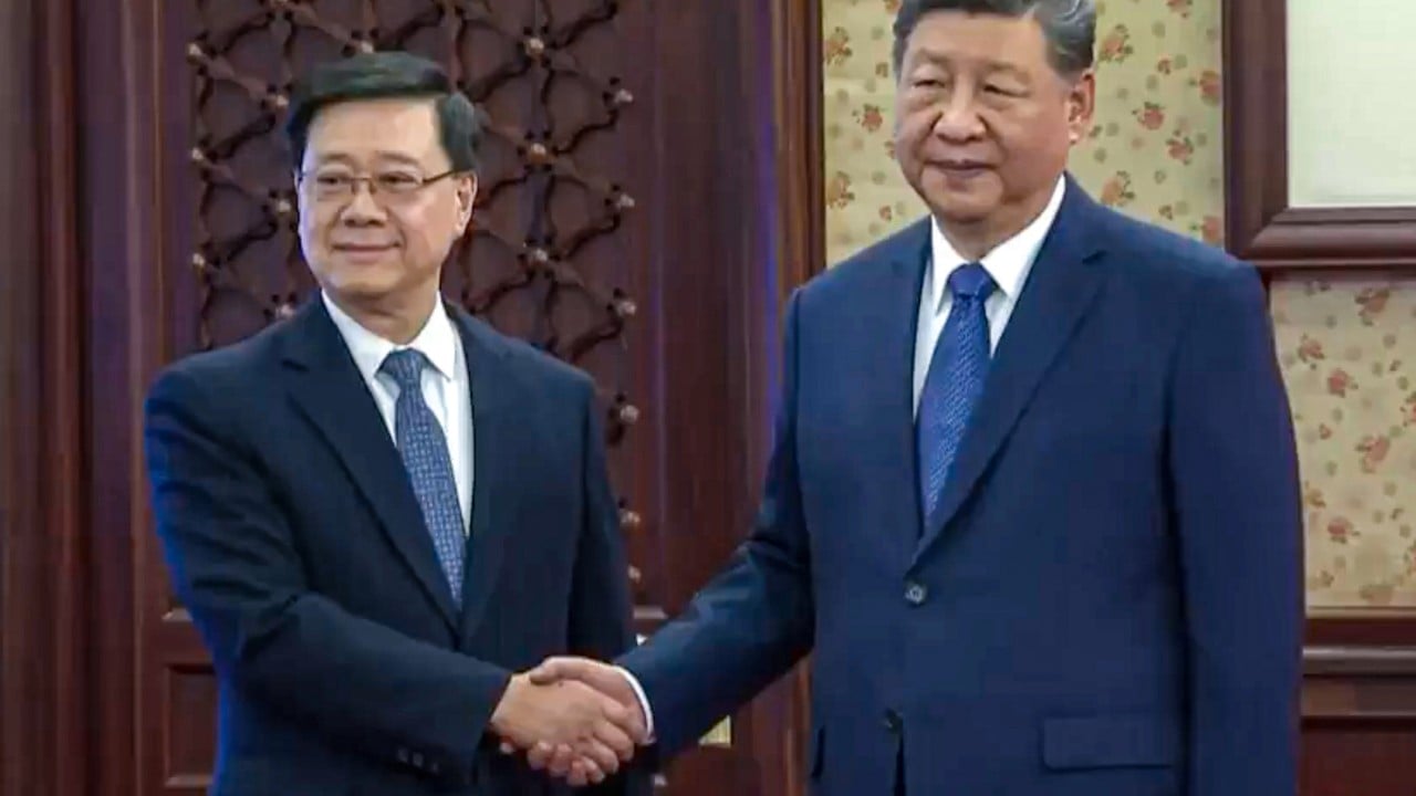 Xi calls on Hong Kong to align with 15th 5-year plan, hails city government’s work