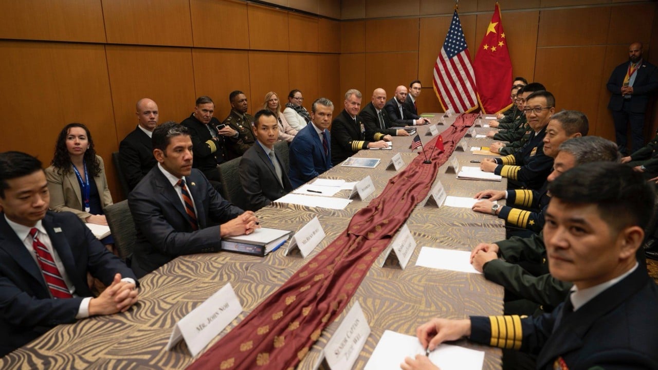 Senior US and Chinese defence officials meet as ‘military-to-military’ dialogue continues