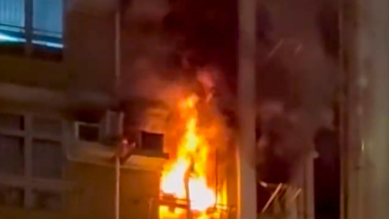 Faulty appliance sparks fire at Hong Kong housing estate, prompting 300 to flee