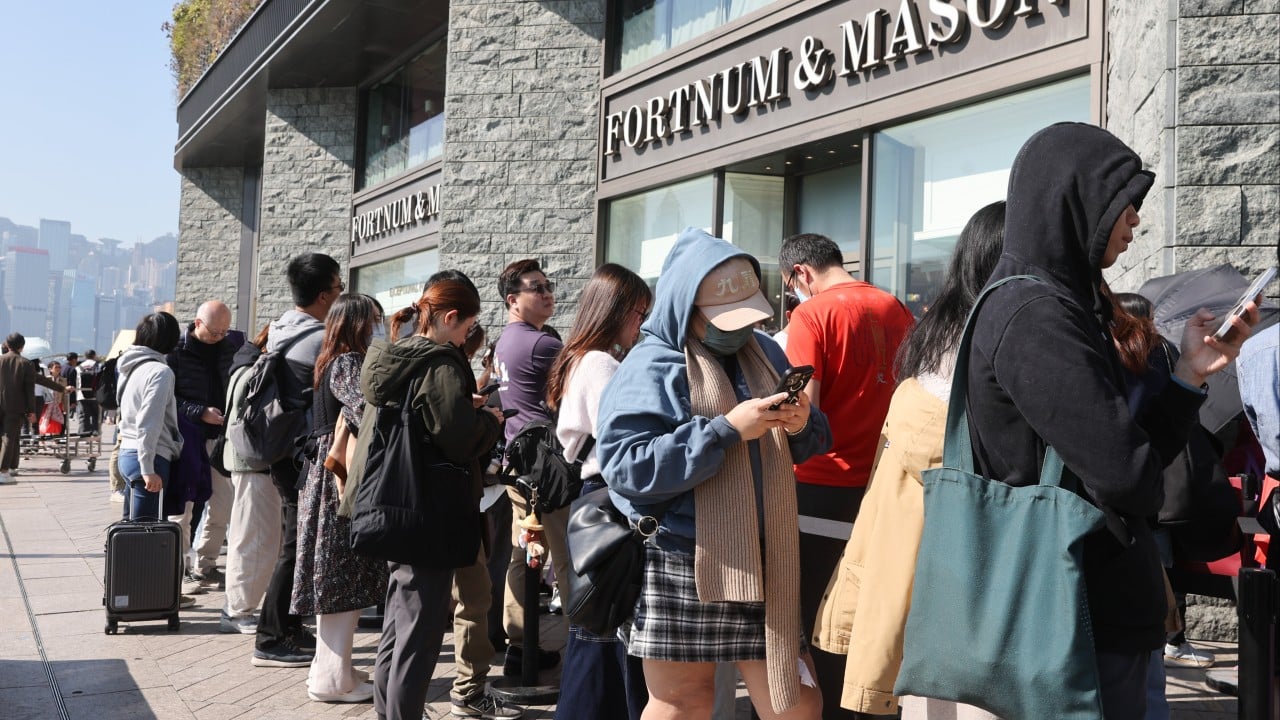 ‘Worth the wait’: hundreds queue for Fortnum & Mason’s Hong Kong branch closing sale
