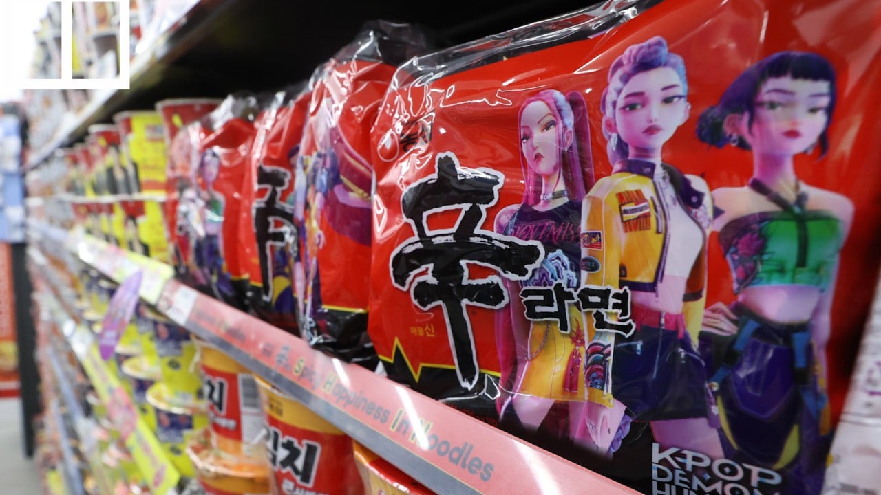 KPop Demon Hunters leads to record exports of Korean instant noodles in 2025