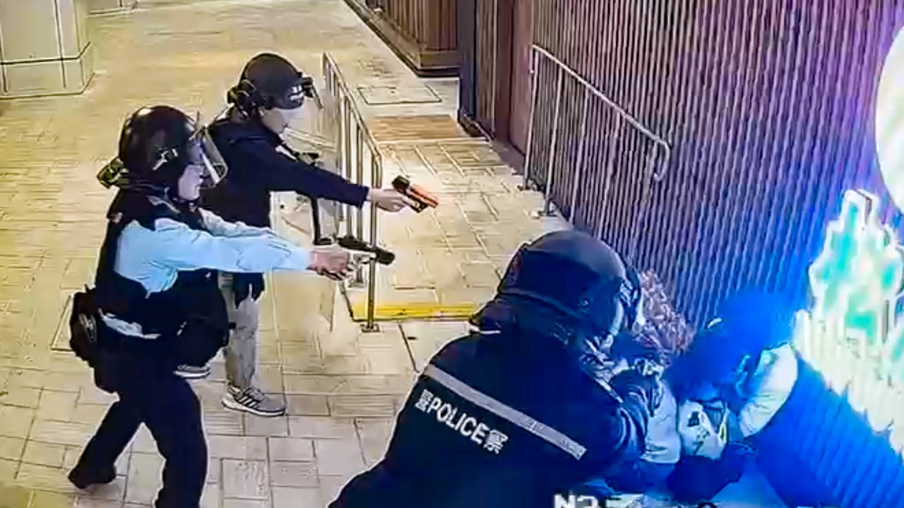 Hong Kong police shoot and kill man wielding meat cleaver in Tuen Mun