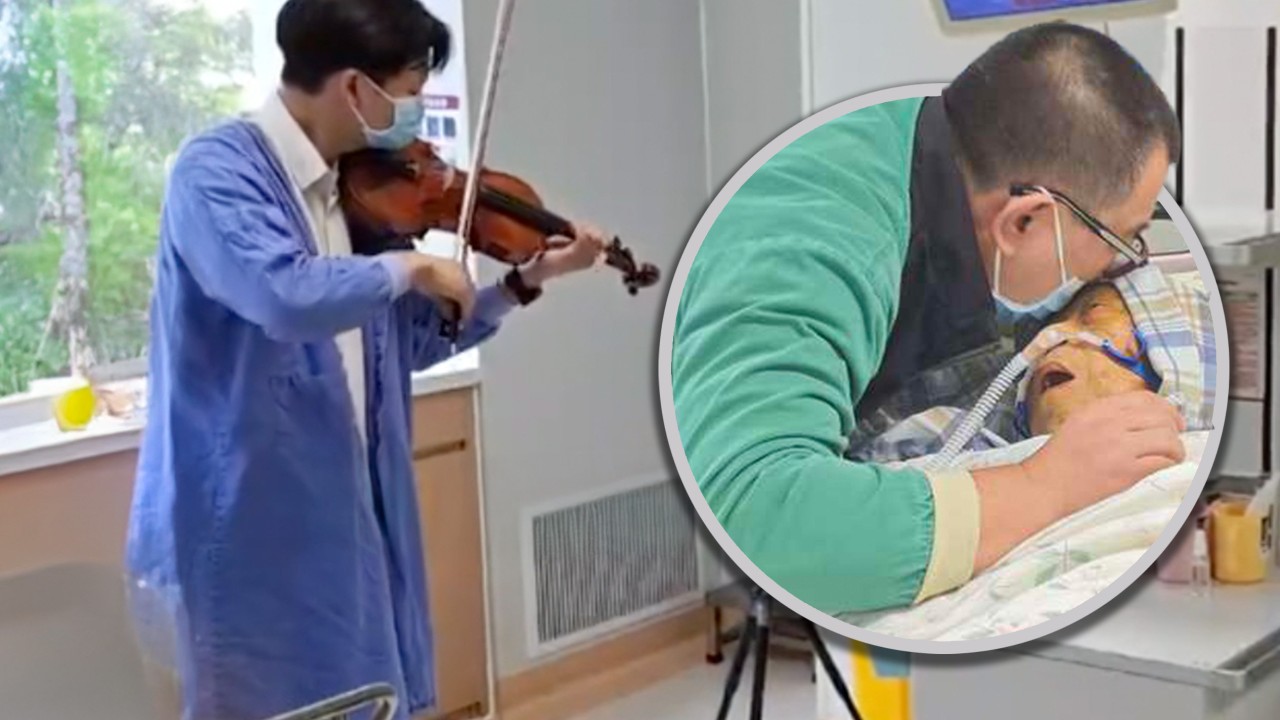 China son invites violinist to play for terminally ill mum in hospital to give her strength