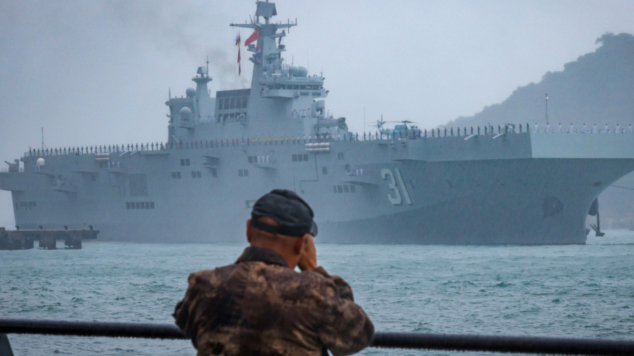 Type 075 amphibious assault ship, the PLA ‘light aircraft carrier’ key to Taiwan strategy