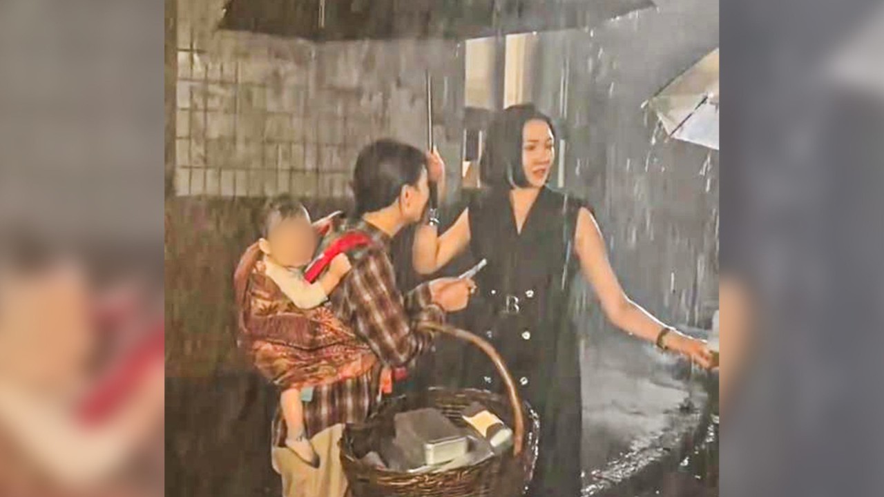 China miniseries production team slammed for exposing infant to heavy rain during filming