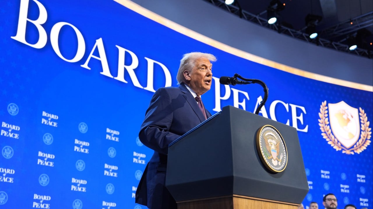 Watch Trump showcase his ‘Board of Peace’ in Davos after Greenland climbdown