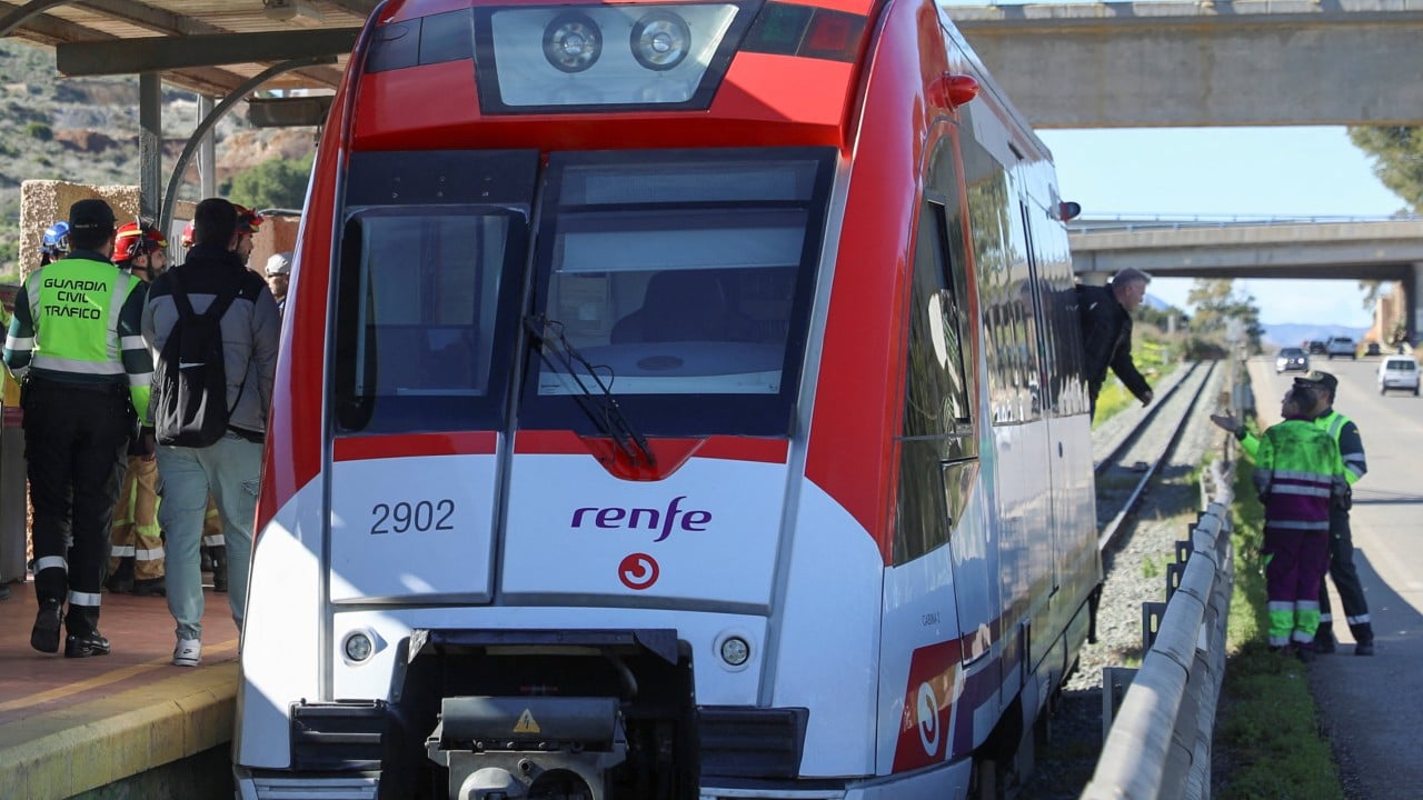 Train collides with crane in Spain’s fourth rail crash in a week, four injured