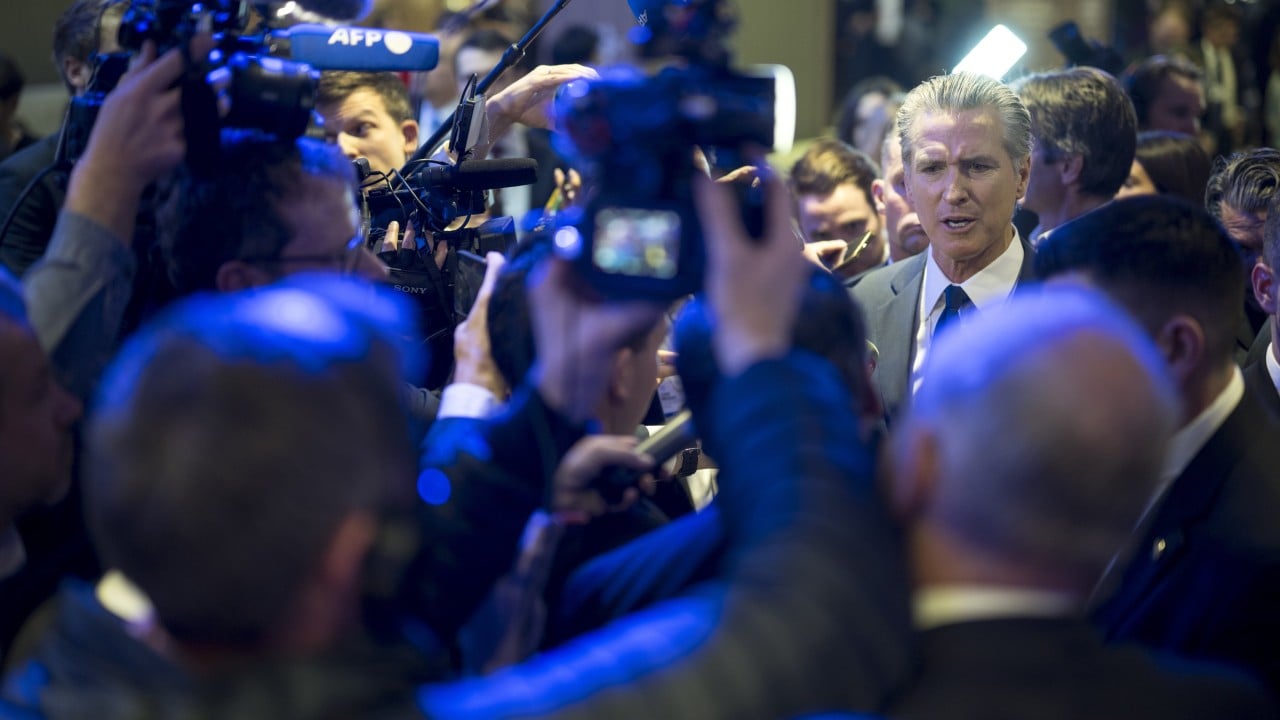 Newsom, on world stage in Davos, accuses Trump of trying to suppress dissent