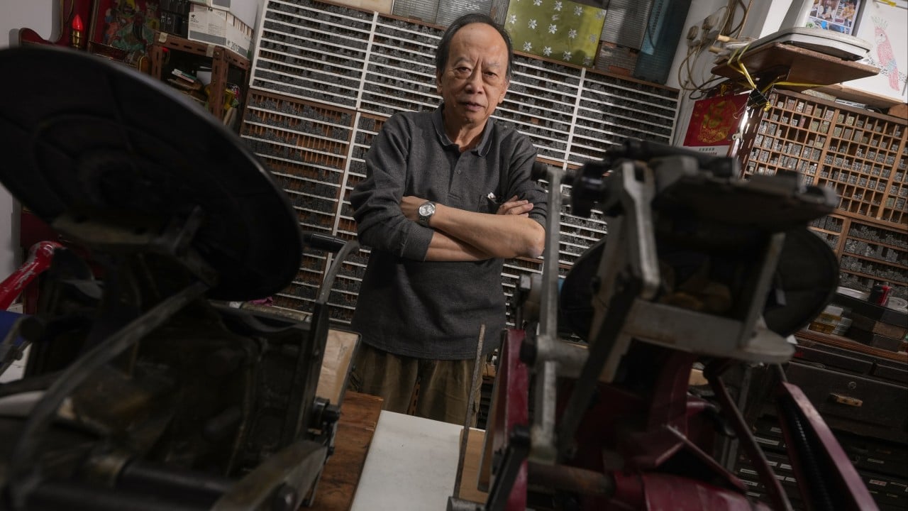 Veteran printer’s mission to keep movable type tradition alive in Hong Kong