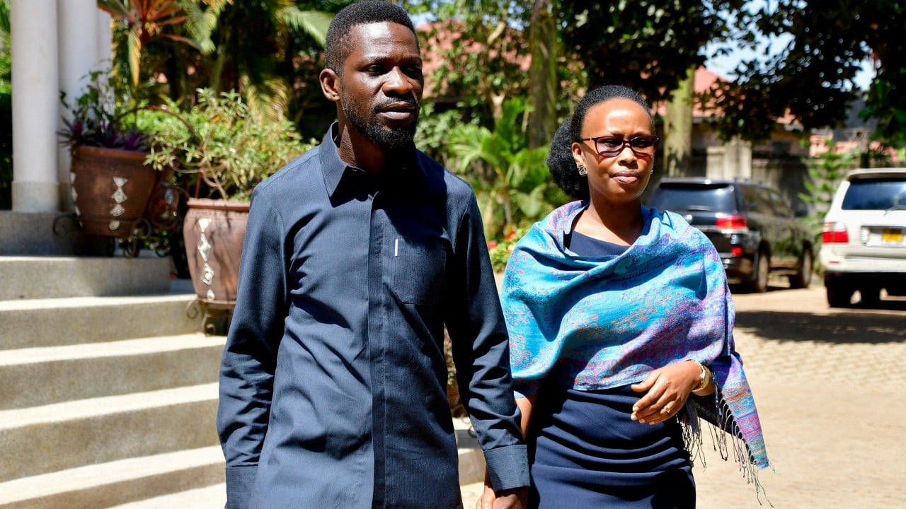 Uganda opposition leader Bobi Wine’s wife hospitalised after soldiers invade home
