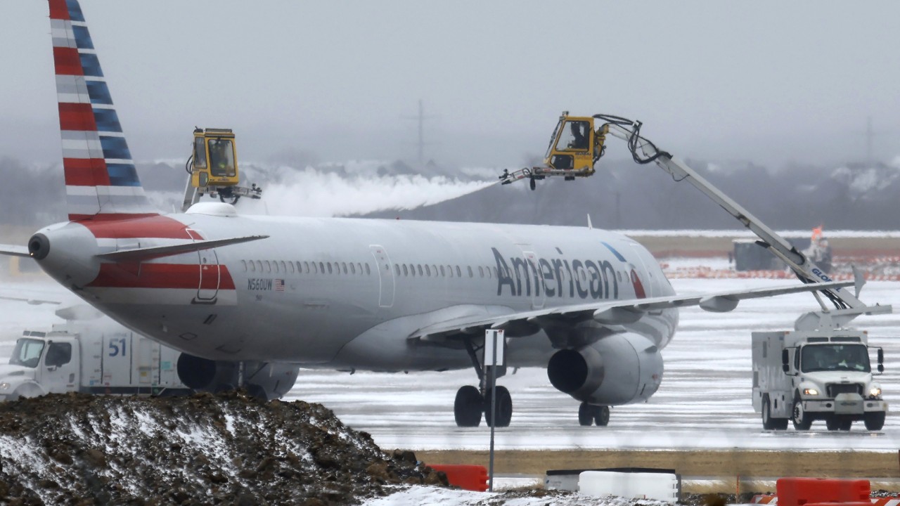 Thousands of flights cancelled as monster winter storm bears down on US