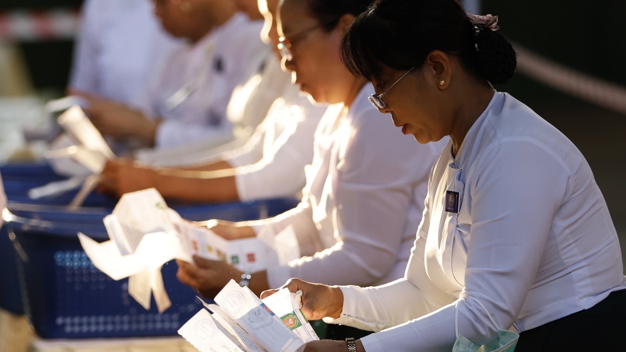 Myanmar’s junta-backed party declares majority in poll decried as ‘fraudulent’