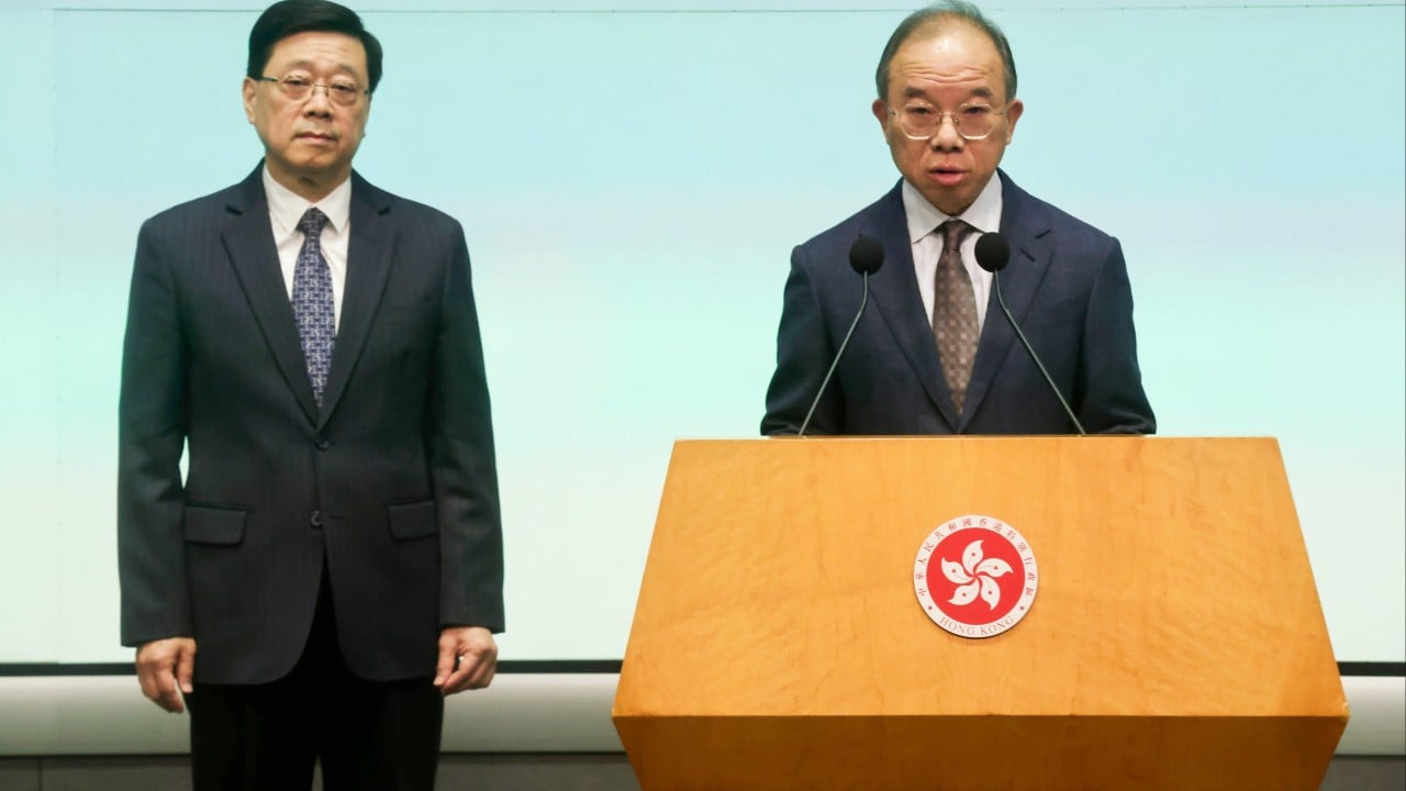 Hong Kong minister Erick Tsang resigns, reveals prostate cancer fears