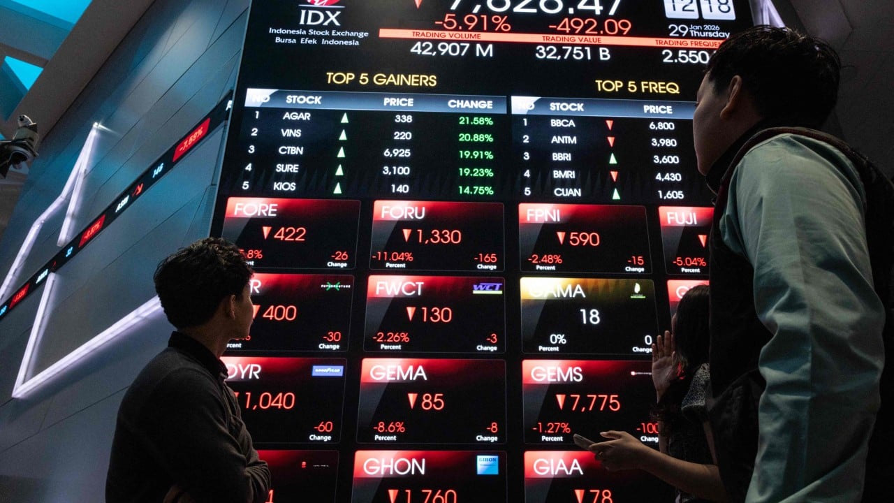 Indonesia scrambles to halt US$80 billion market crash as rupiah hits record low