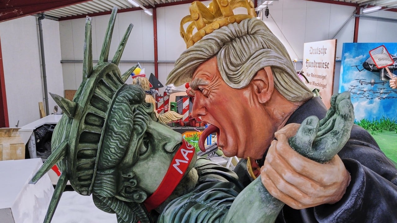 Trump’s cheeky dance with Statue of Liberty to headline German carnival