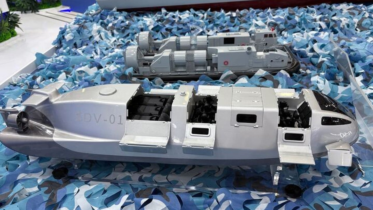 China lifts veil on secretive underwater combat vehicle at Saudi Arabia defence show