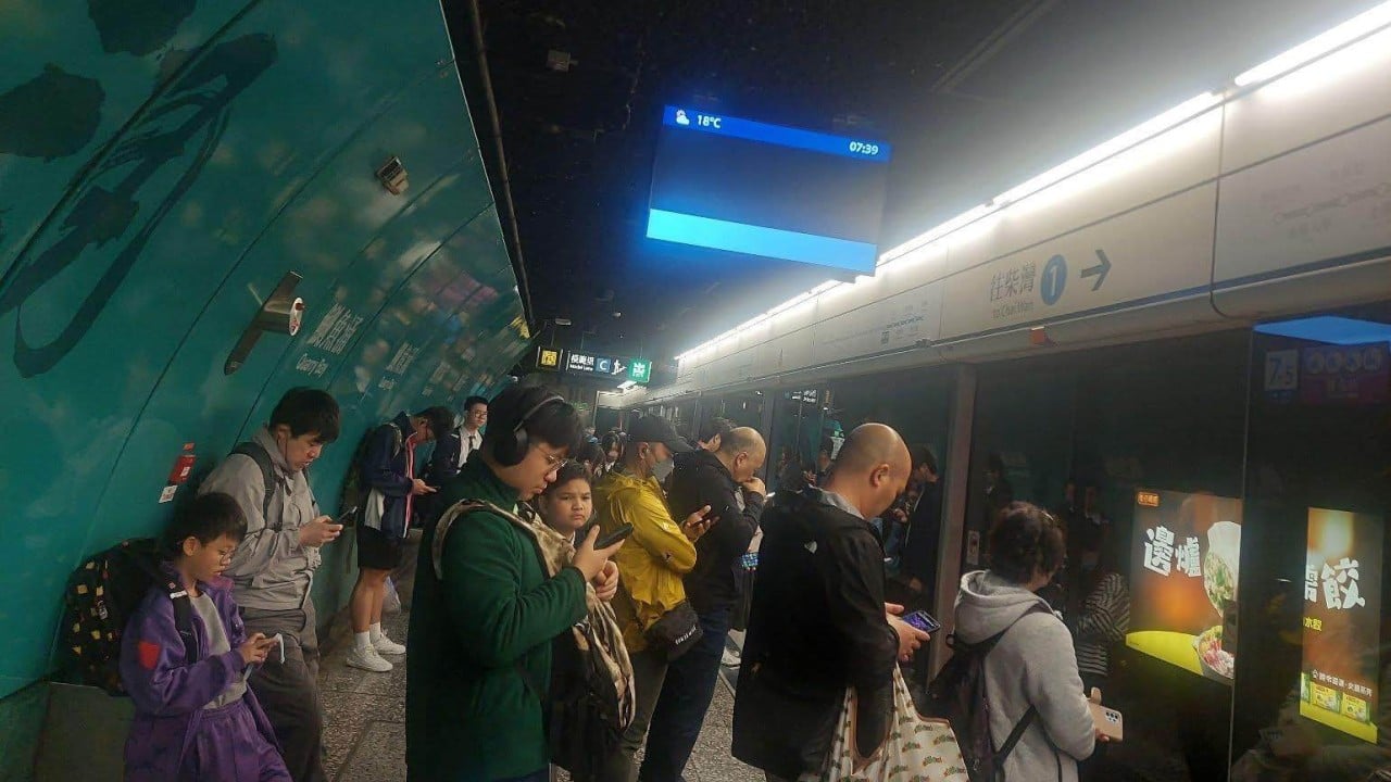 Hong Kong MTR Island line services resume after track obstruction causes major delays