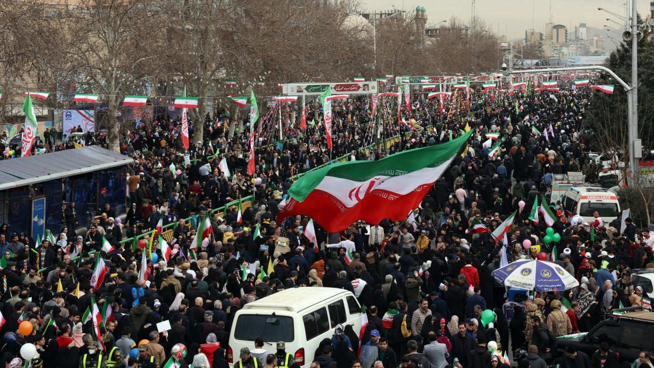 Iran’s revolution anniversary marred by protests, nuclear tensions