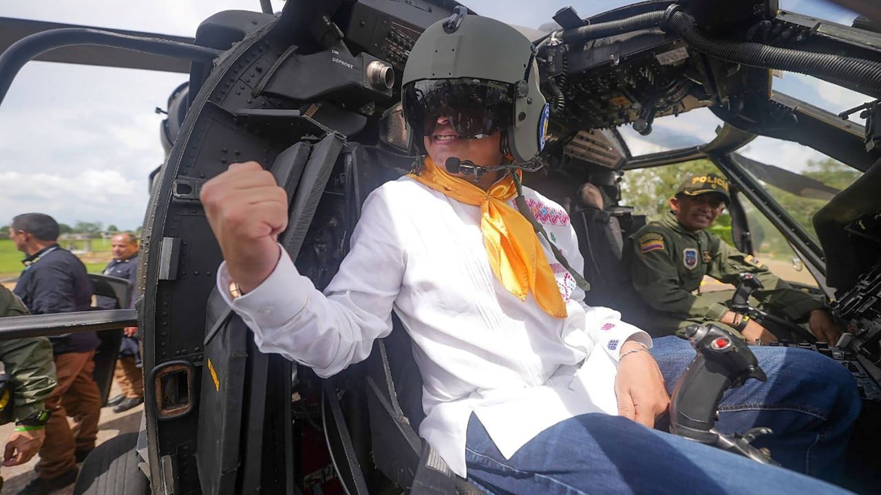 Colombia’s president says he escaped assassination attempt while in helicopter