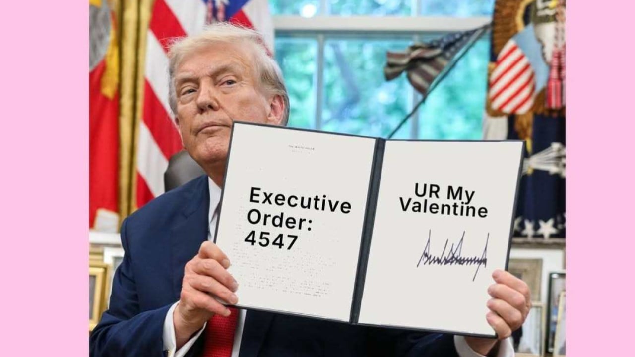 Trump’s Valentine’s Day cards feature Maduro, Greenland and mockery