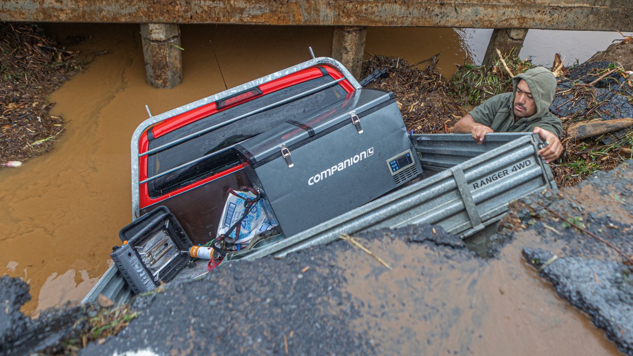 ‘Absolutely terrifying’ New Zealand storm leaves 30,000 homes without power