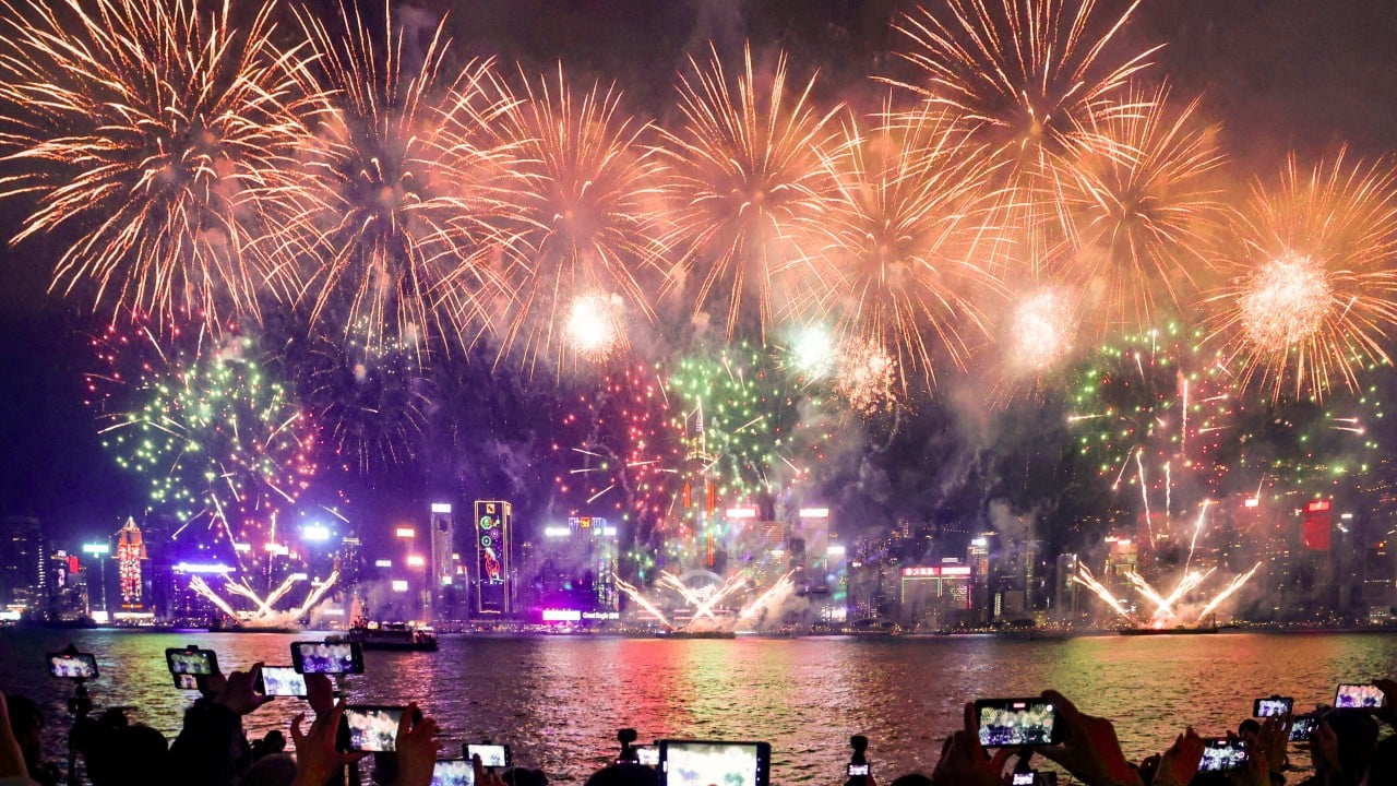 Hong Kong’s Lunar New Year fireworks dazzle as visitor numbers gallop ahead
