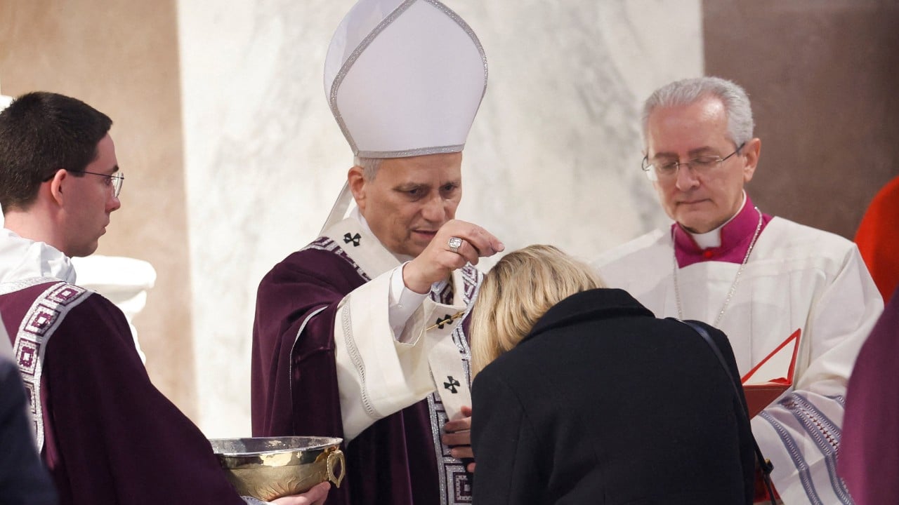 Pope Leo laments world ‘in flames’ at Ash Wednesday service
