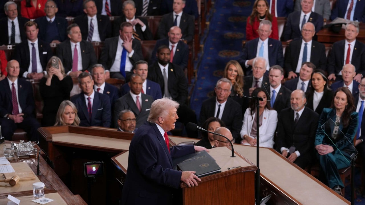 Trump makes fun of Chinese military tech in State of the Union – as it happened