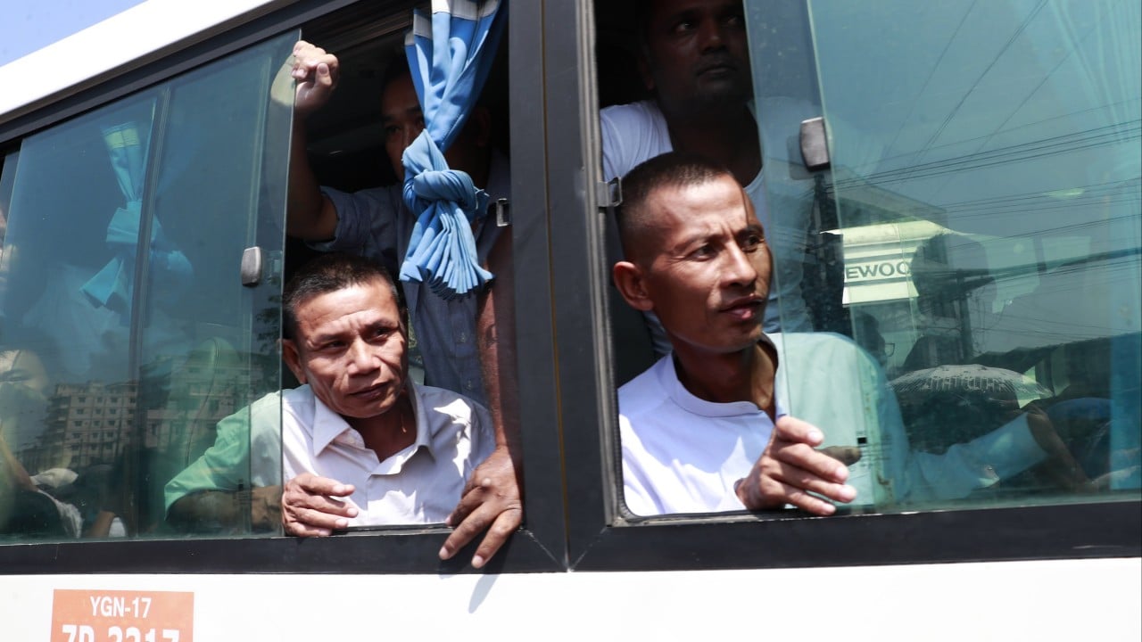 Myanmar convicts charged as ‘terrorists’ by junta freed in mass amnesty
