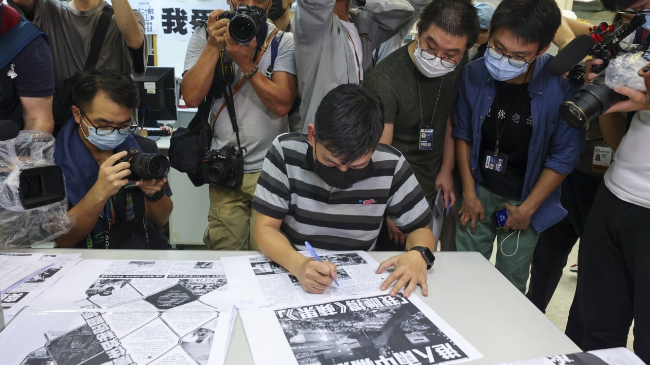 Former Apple Daily executive editor appeals 10-year sentence in Hong Kong