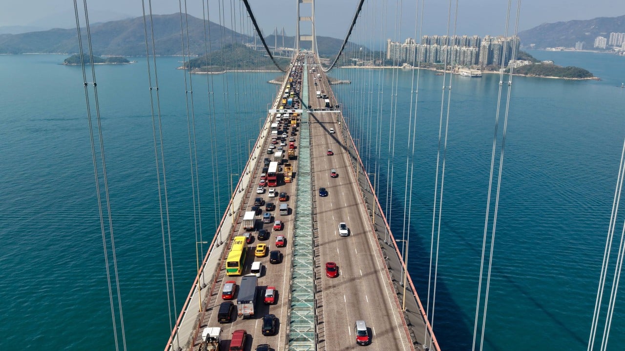 Man arrested after Hong Kong bridge crash injures 10, disrupts airport-bound traffic