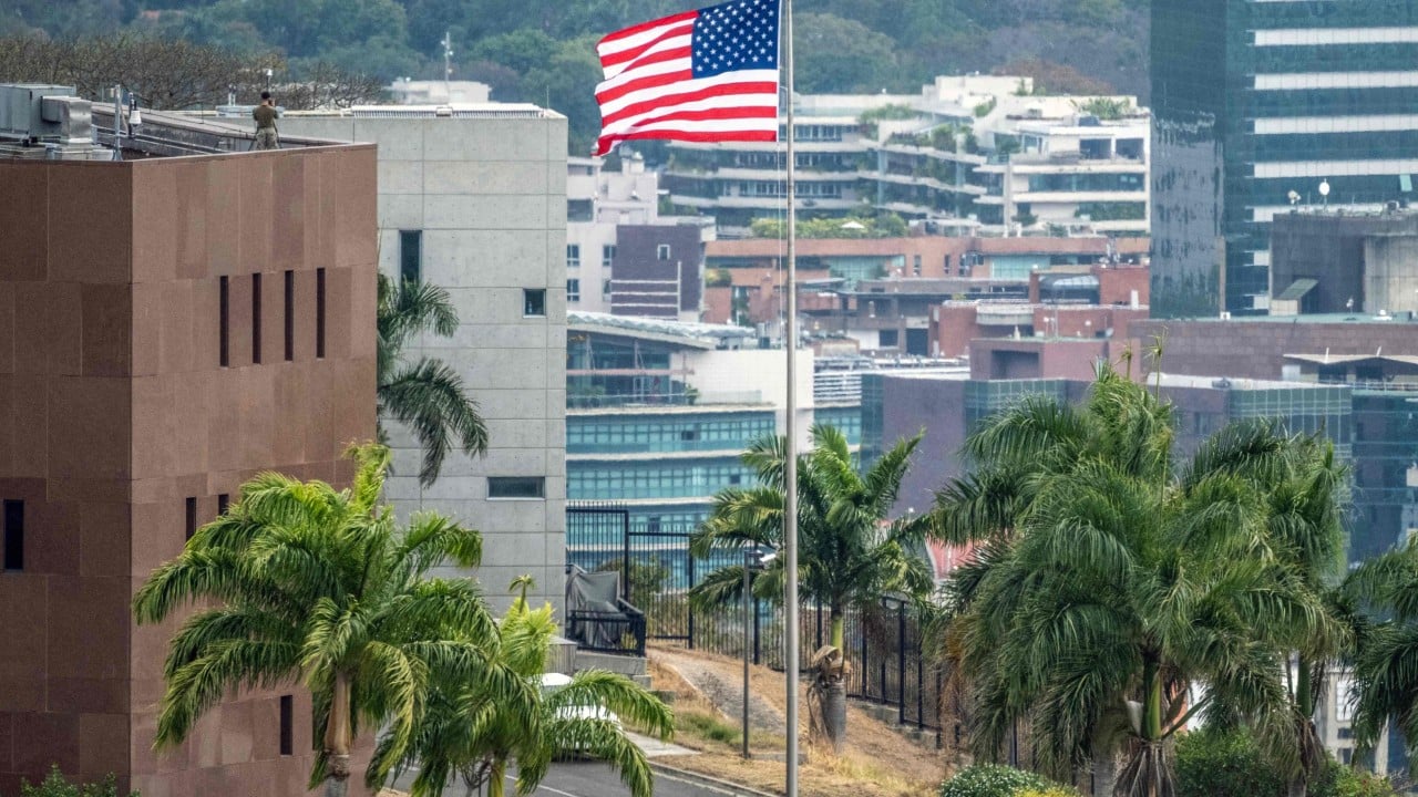 American flag raised at US embassy in Venezuela for first time since 2019