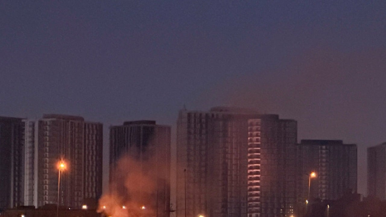 Fire at US embassy in Baghdad as security official reports drone and rocket strikes