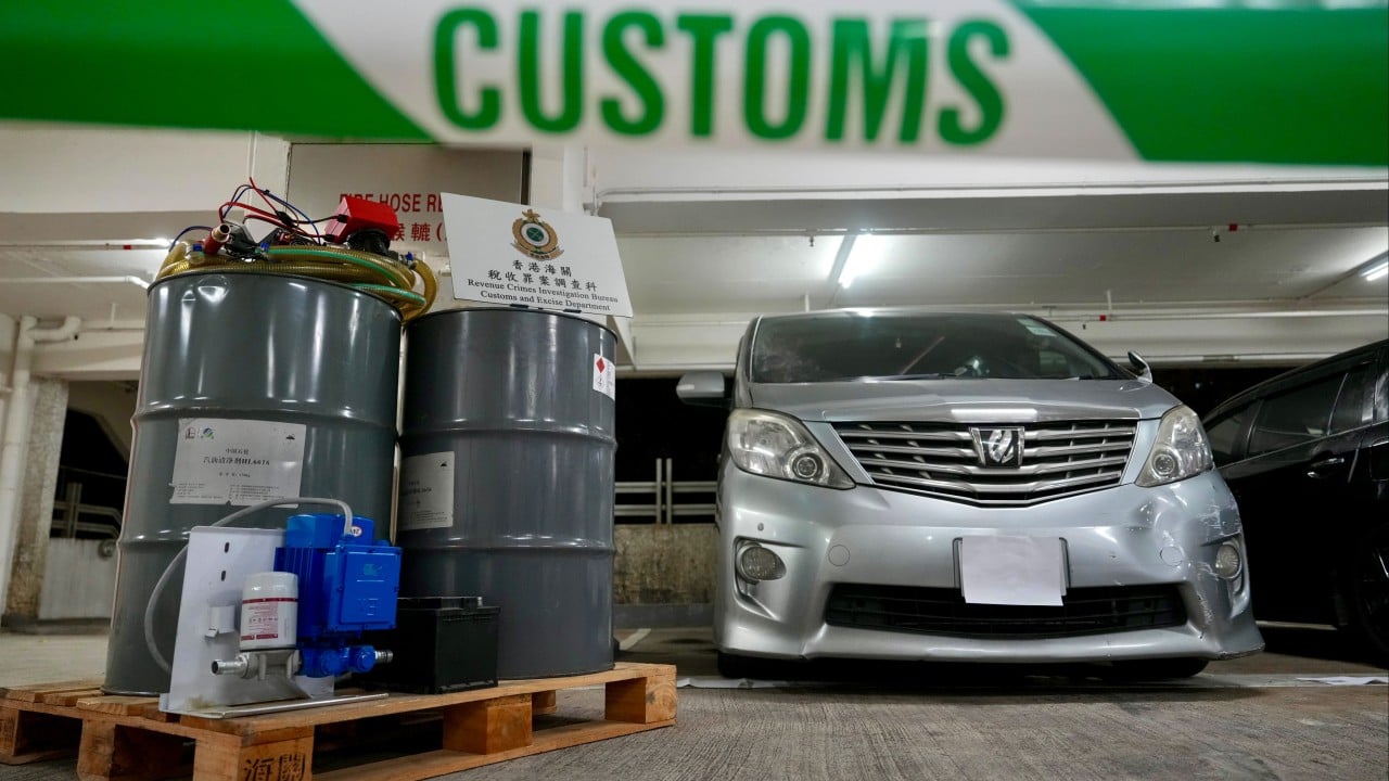 2 Hongkongers held after raids on 3 illegal fuel stations amid oil price spike