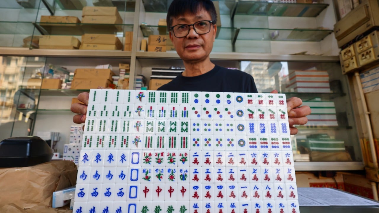 Game over for Hong Kong shop selling hand-carved mahjong tiles for 47 years