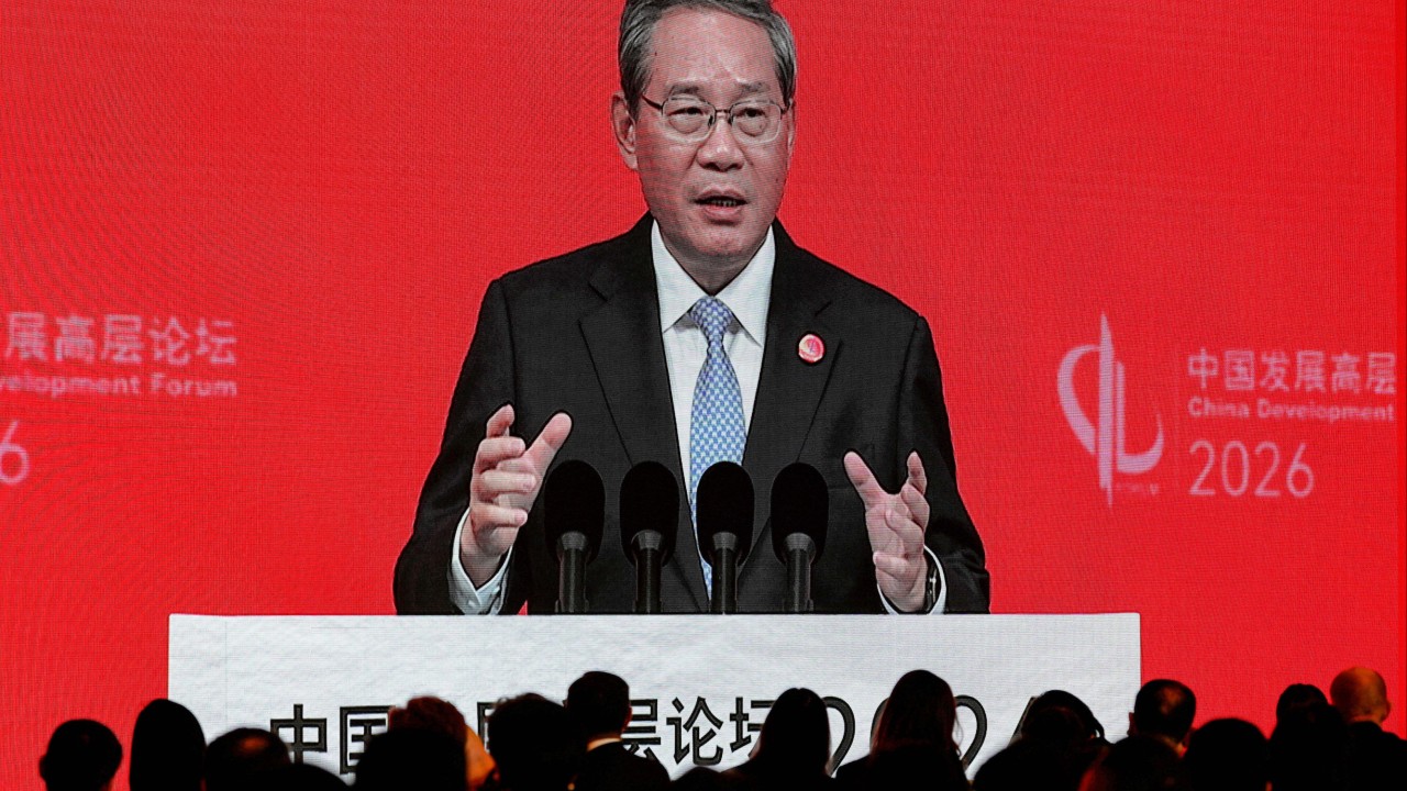 Premier Li Qiang calls for a global pledge to open up, while ‘power politics’ runs rampant