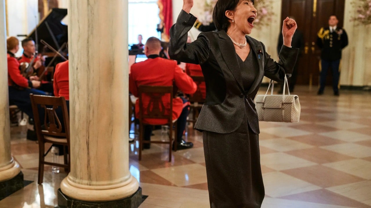 Japan PM mocked as ‘Trump sycophant’ after giggling at Biden’s autopen portrait