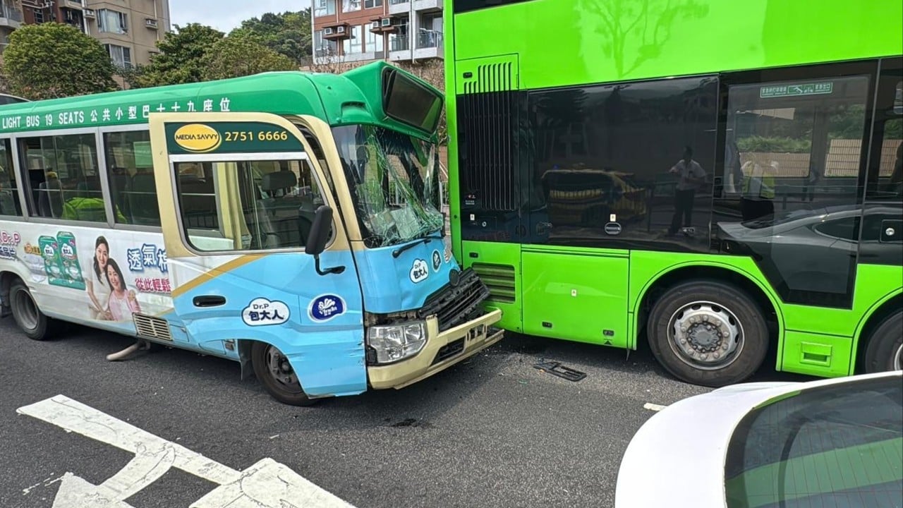 8 injured in 3-vehicle crash in Hong Kong