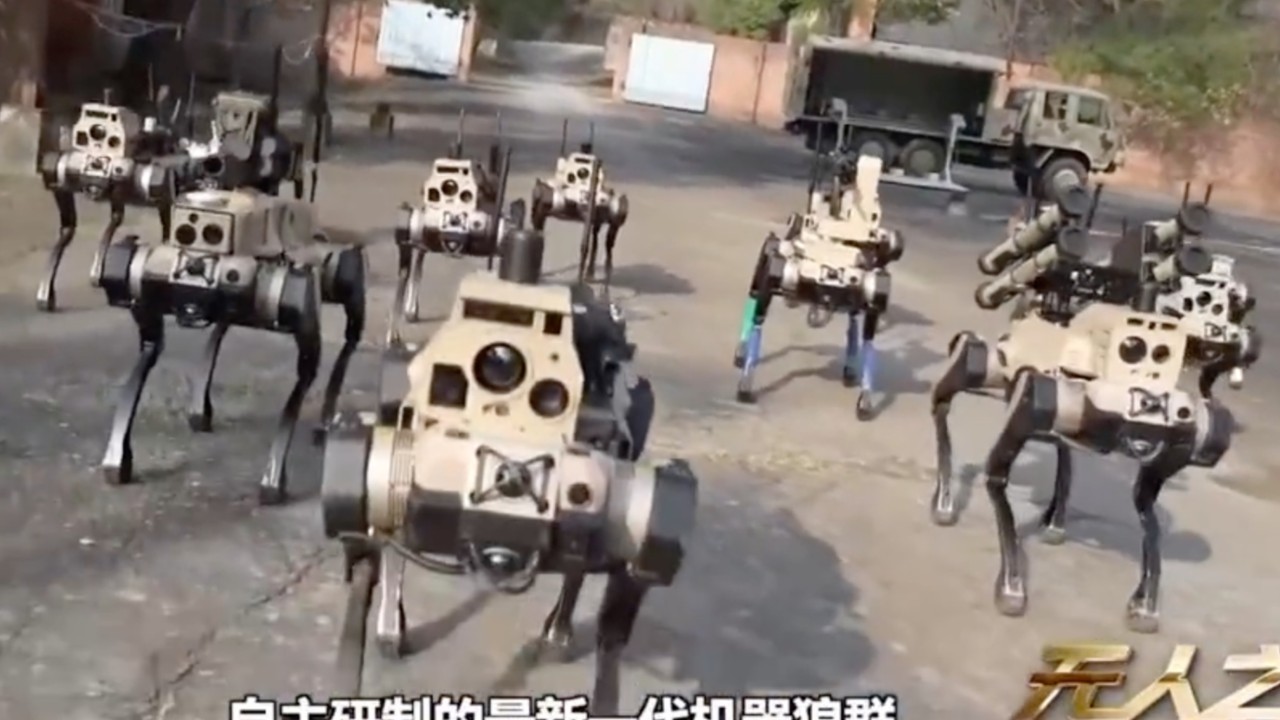 Rise of the ‘wolf pack’: China’s canine robots evolve to think as one for urban combat