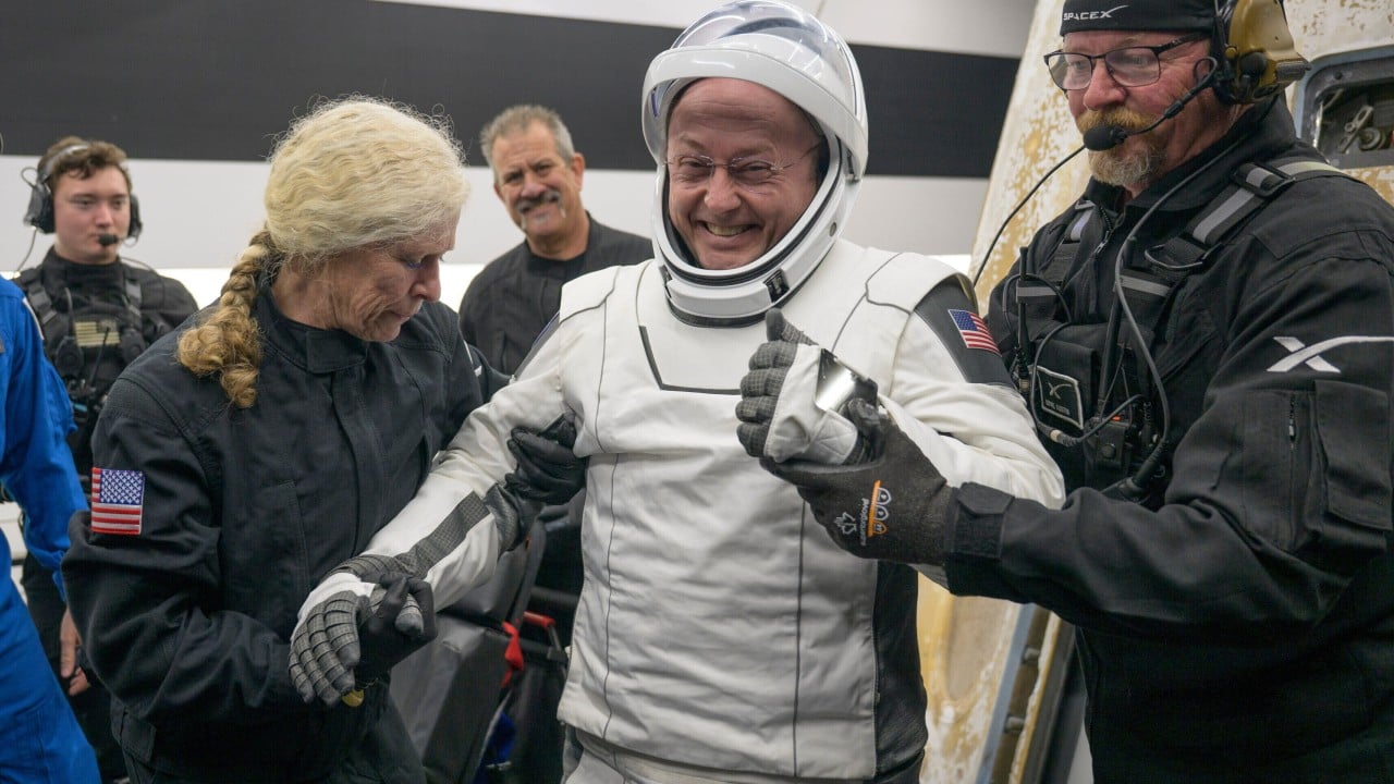 US astronaut says illness that cut short space mission made him unable to talk